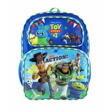 Toy Story 4 Woody Buzz Rex Forky 12 inches Toddler Backpack 